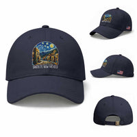 Santa Fe New Mexico Starry Night Style Baseball Cap