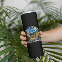 Santa Fe New Mexico Starry Night Style Skinny Tumbler