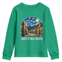 Santa Fe New Mexico Starry Night Style Youth Sweatshirt