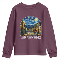 Santa Fe New Mexico Starry Night Style Youth Sweatshirt