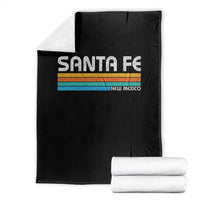 Retro Santa Fe New Mexico Distressed Souvenir Throw Blanket