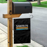 Retro Santa Fe New Mexico Distressed Souvenir Garden Flag