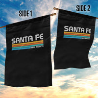 Retro Santa Fe New Mexico Distressed Souvenir Garden Flag
