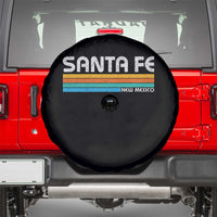 Retro Santa Fe New Mexico Distressed Souvenir Spare Tire Cover