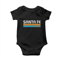 Retro Santa Fe New Mexico Distressed Souvenir Baby Onesie