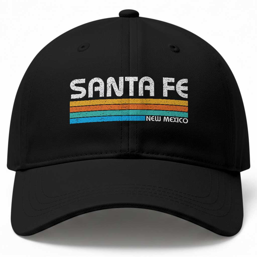 Retro Santa Fe New Mexico Distressed Souvenir Baseball Cap