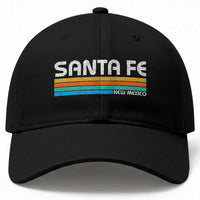 Retro Santa Fe New Mexico Distressed Souvenir Baseball Cap
