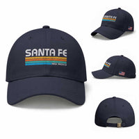Retro Santa Fe New Mexico Distressed Souvenir Baseball Cap