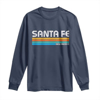 Retro Santa Fe New Mexico Distressed Souvenir Long Sleeve Shirt