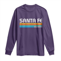 Retro Santa Fe New Mexico Distressed Souvenir Long Sleeve Shirt