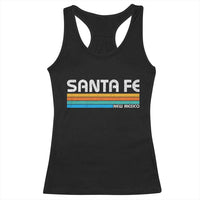 Retro Santa Fe New Mexico Distressed Souvenir Racerback Tank Top