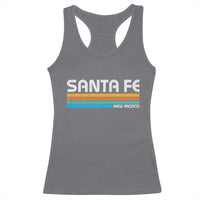 Retro Santa Fe New Mexico Distressed Souvenir Racerback Tank Top