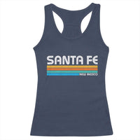 Retro Santa Fe New Mexico Distressed Souvenir Racerback Tank Top