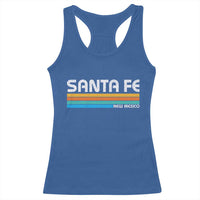 Retro Santa Fe New Mexico Distressed Souvenir Racerback Tank Top