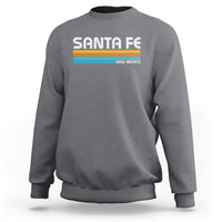 Retro Santa Fe New Mexico Distressed Souvenir Sweatshirt