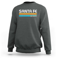 Retro Santa Fe New Mexico Distressed Souvenir Sweatshirt
