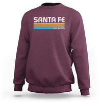 Retro Santa Fe New Mexico Distressed Souvenir Sweatshirt