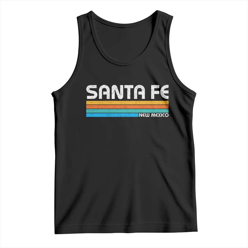 Retro Santa Fe New Mexico Distressed Souvenir Tank Top