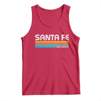 Retro Santa Fe New Mexico Distressed Souvenir Tank Top