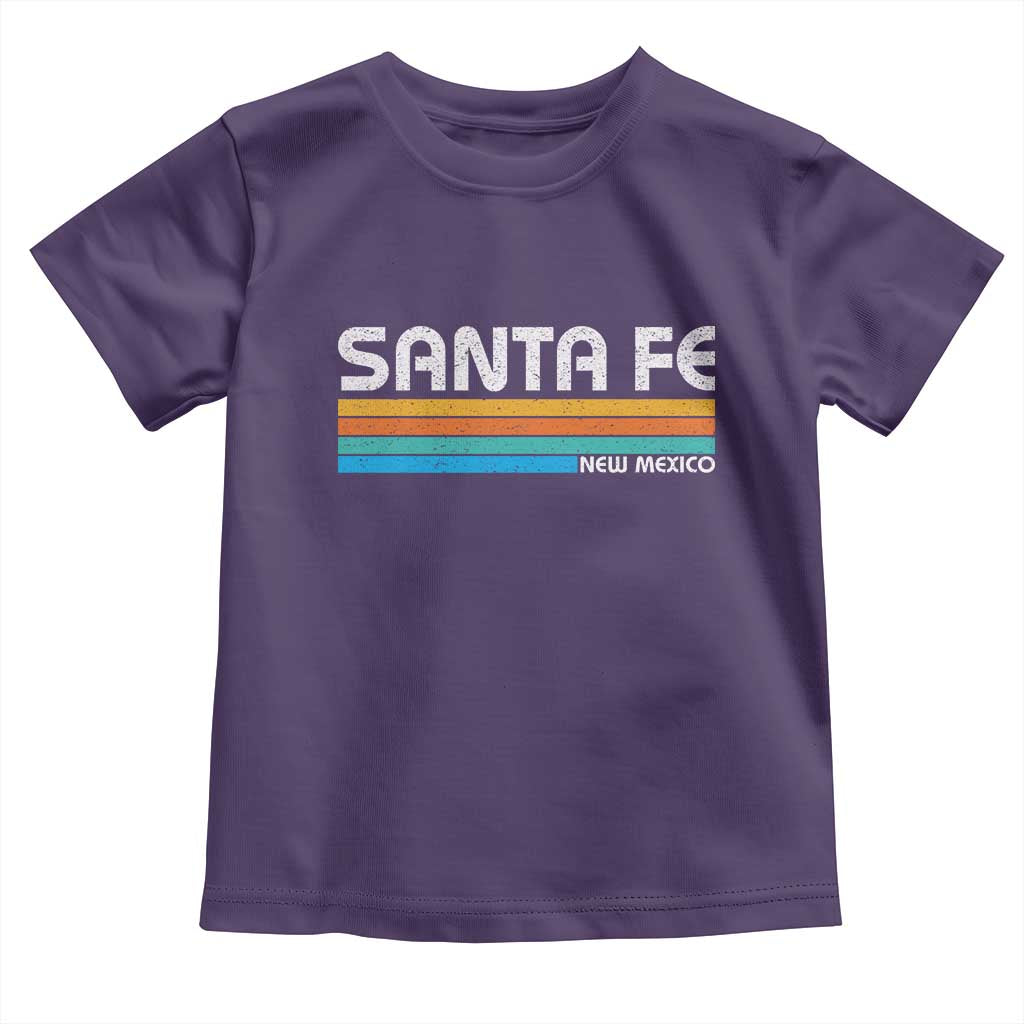 Retro Santa Fe New Mexico Distressed Souvenir Toddler T Shirt