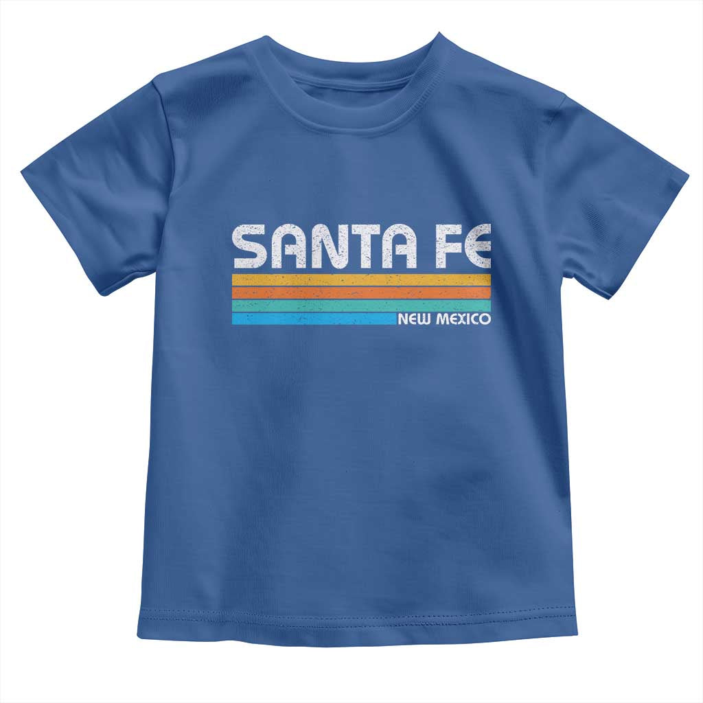 Retro Santa Fe New Mexico Distressed Souvenir Toddler T Shirt