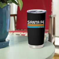 Retro Santa Fe New Mexico Distressed Souvenir Tumbler Cup