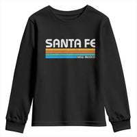 Retro Santa Fe New Mexico Distressed Souvenir Youth Sweatshirt