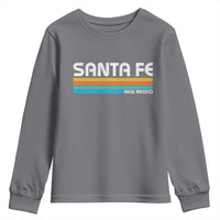 Retro Santa Fe New Mexico Distressed Souvenir Youth Sweatshirt
