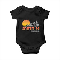 Retro Santa Fe New Mexico Mountain Southwest Baby Onesie