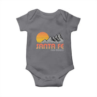 Retro Santa Fe New Mexico Mountain Southwest Baby Onesie