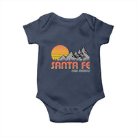 Retro Santa Fe New Mexico Mountain Southwest Baby Onesie