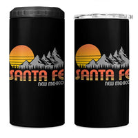 Retro Santa Fe New Mexico Mountain Southwest 4 in 1 Can Cooler Tumbler