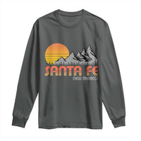 Retro Santa Fe New Mexico Mountain Southwest Long Sleeve Shirt