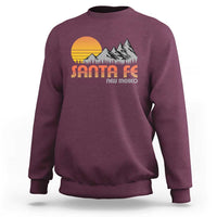 Retro Santa Fe New Mexico Mountain Southwest Sweatshirt