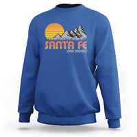 Retro Santa Fe New Mexico Mountain Southwest Sweatshirt