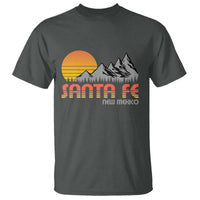 Retro Santa Fe New Mexico Mountain Southwest T Shirt