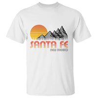 Retro Santa Fe New Mexico Mountain Southwest T Shirt