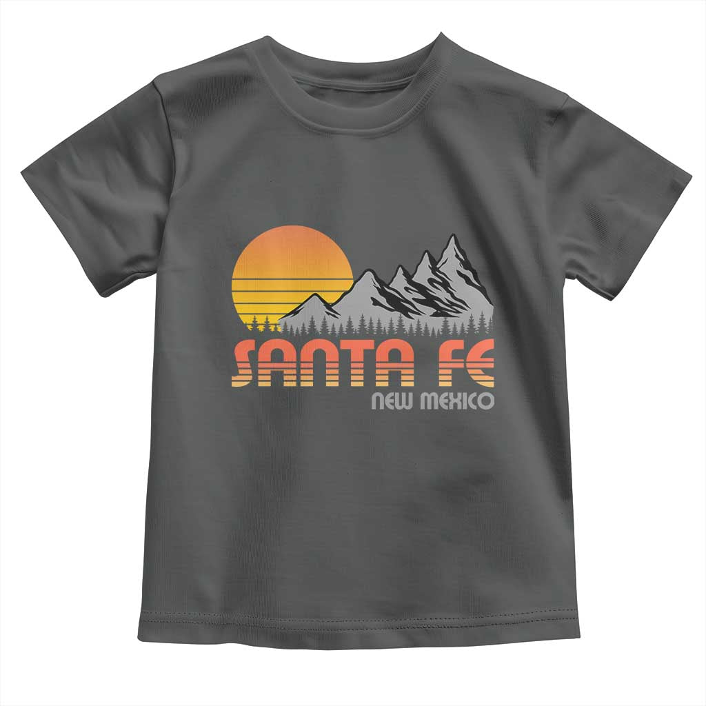 Retro Santa Fe New Mexico Mountain Southwest Toddler T Shirt