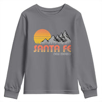Retro Santa Fe New Mexico Mountain Southwest Youth Sweatshirt