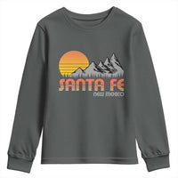 Retro Santa Fe New Mexico Mountain Southwest Youth Sweatshirt