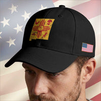 New Mexico State Map Zia Symbol Famous Icons Baseball Cap