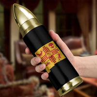 New Mexico State Map Zia Symbol Famous Icons Bullet Tumbler