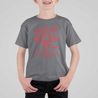 New Mexico Flag Zia Sun Souvenir T Shirt For Kid New Mexico Zia Chiles Balloon Roadrunner Yucca