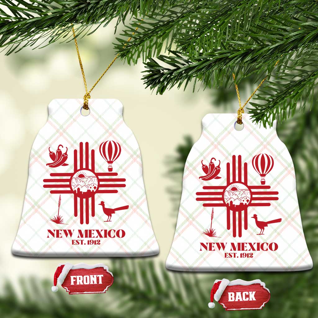 New Mexico Flag Zia Sun Souvenir Ceramic Ornament New Mexico Zia Chiles Balloon Roadrunner Yucca