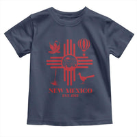 New Mexico Flag Zia Sun Souvenir Toddler T Shirt New Mexico Zia Chiles Balloon Roadrunner Yucca