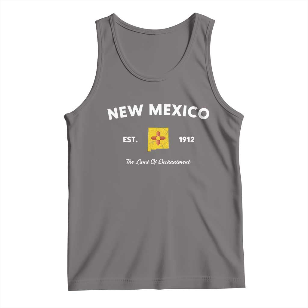 New Mexico Flag Map Zia Sun Souvenir Tank Top