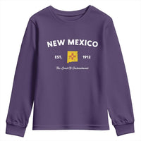 New Mexico Flag Map Zia Sun Souvenir Youth Sweatshirt