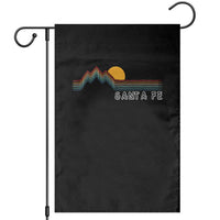 Retro Santa Fe New Mexico Garden Flag