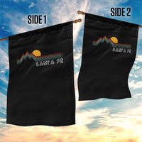 Retro Santa Fe New Mexico Garden Flag