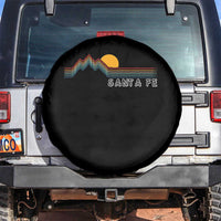 Retro Santa Fe New Mexico Spare Tire Cover